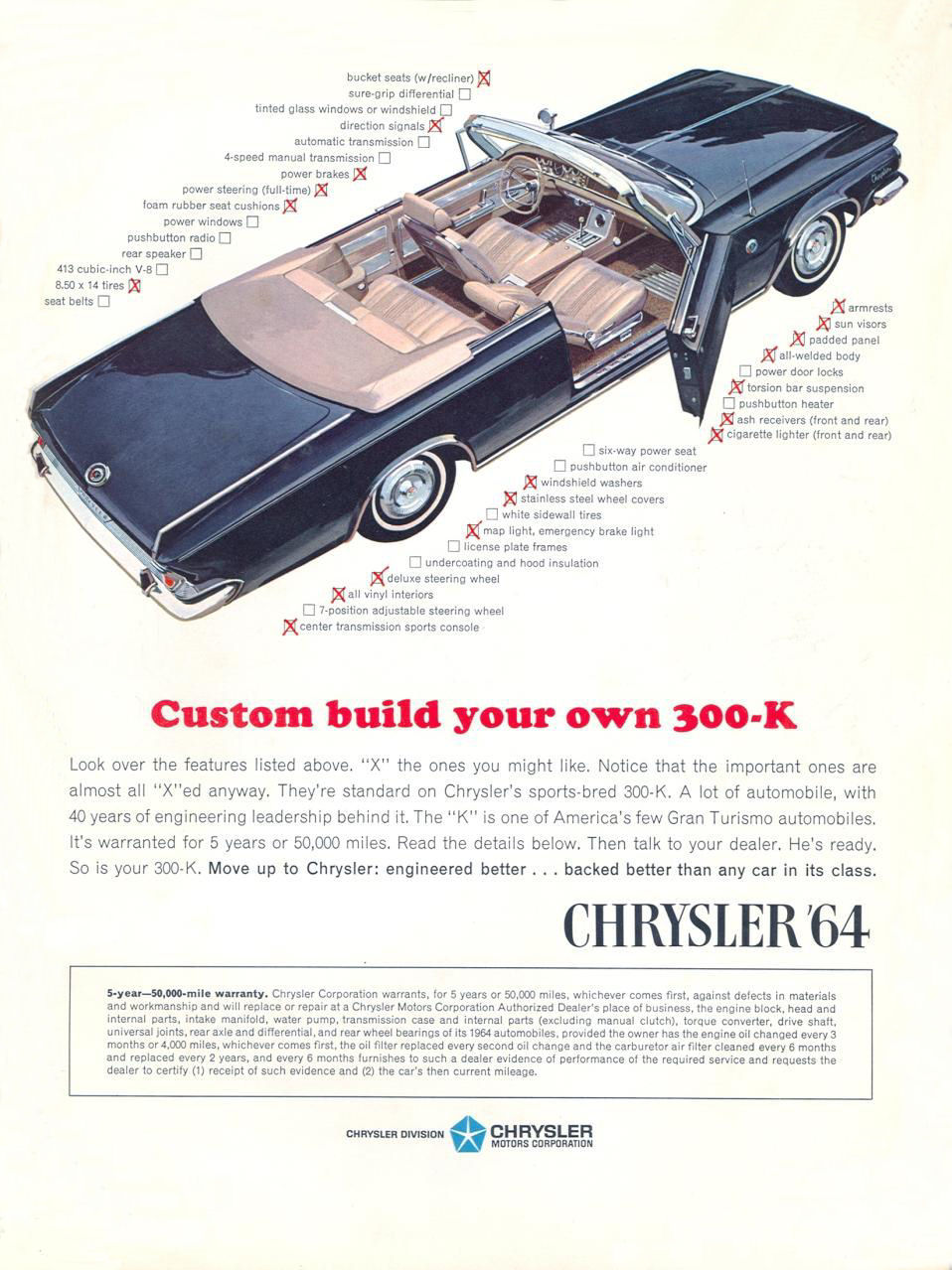 1964 Chrysler Auto Advertising